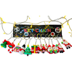 Christmas Medallions with Silicone Pendant 1 Pc.