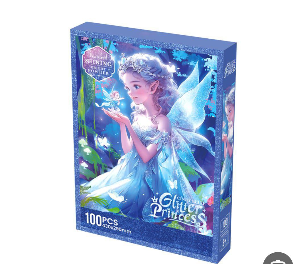 Glitter Princess Jigsaw Puzzle – 100 Pieces