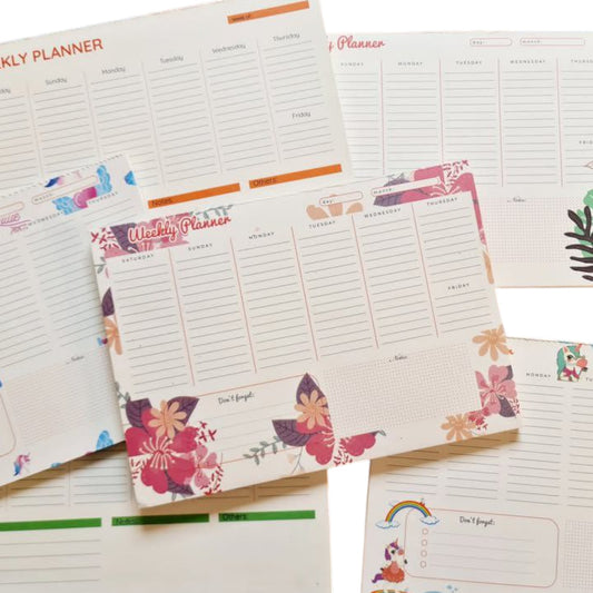 To Do Weekly Planner - A4-52 Sheets