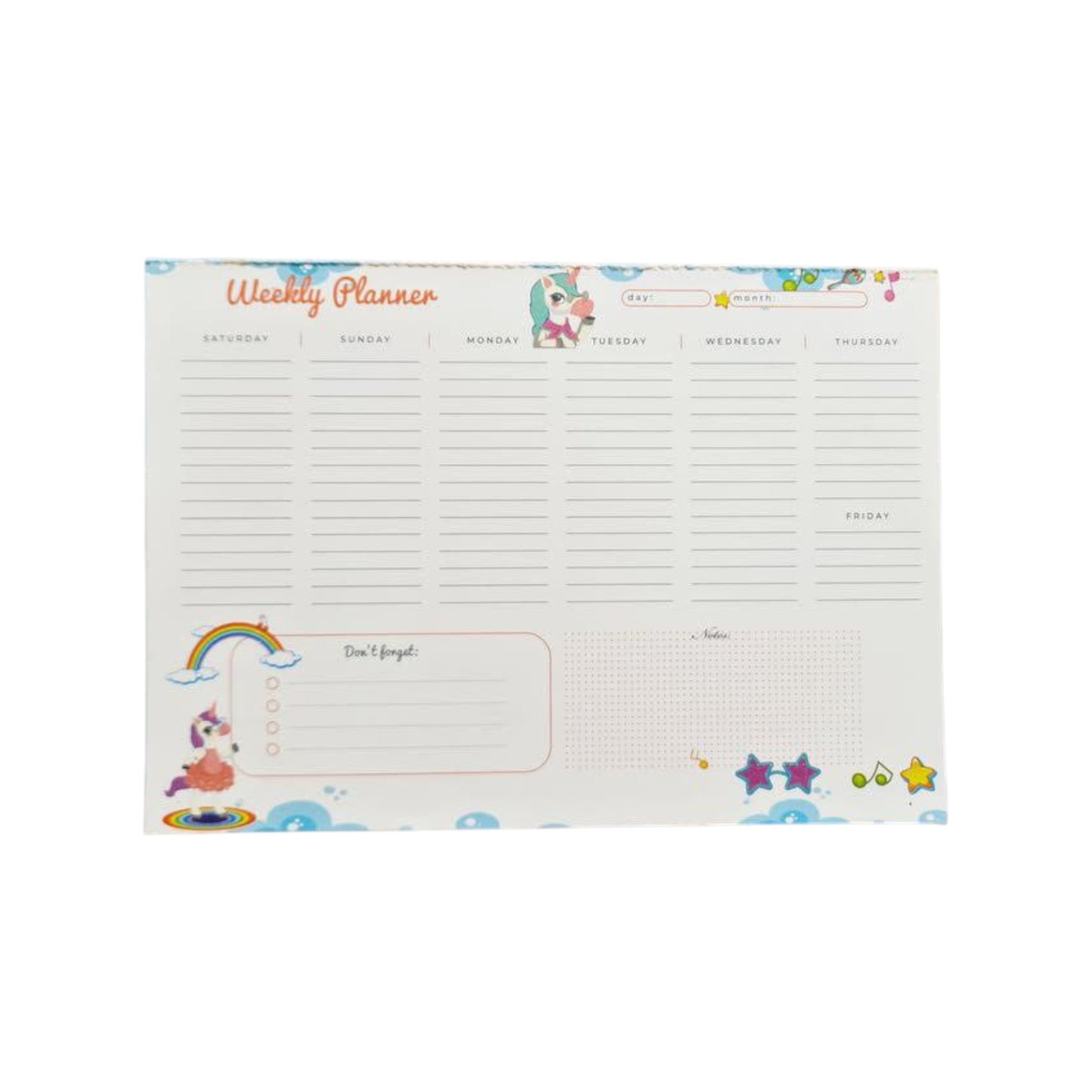 To Do Weekly Planner - A4-52 Sheets