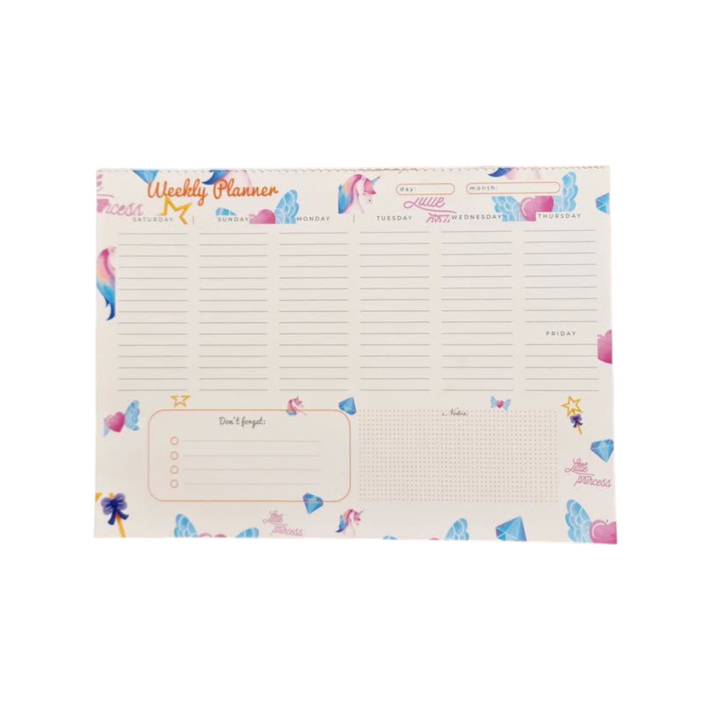 To Do Weekly Planner - A4-52 Sheets