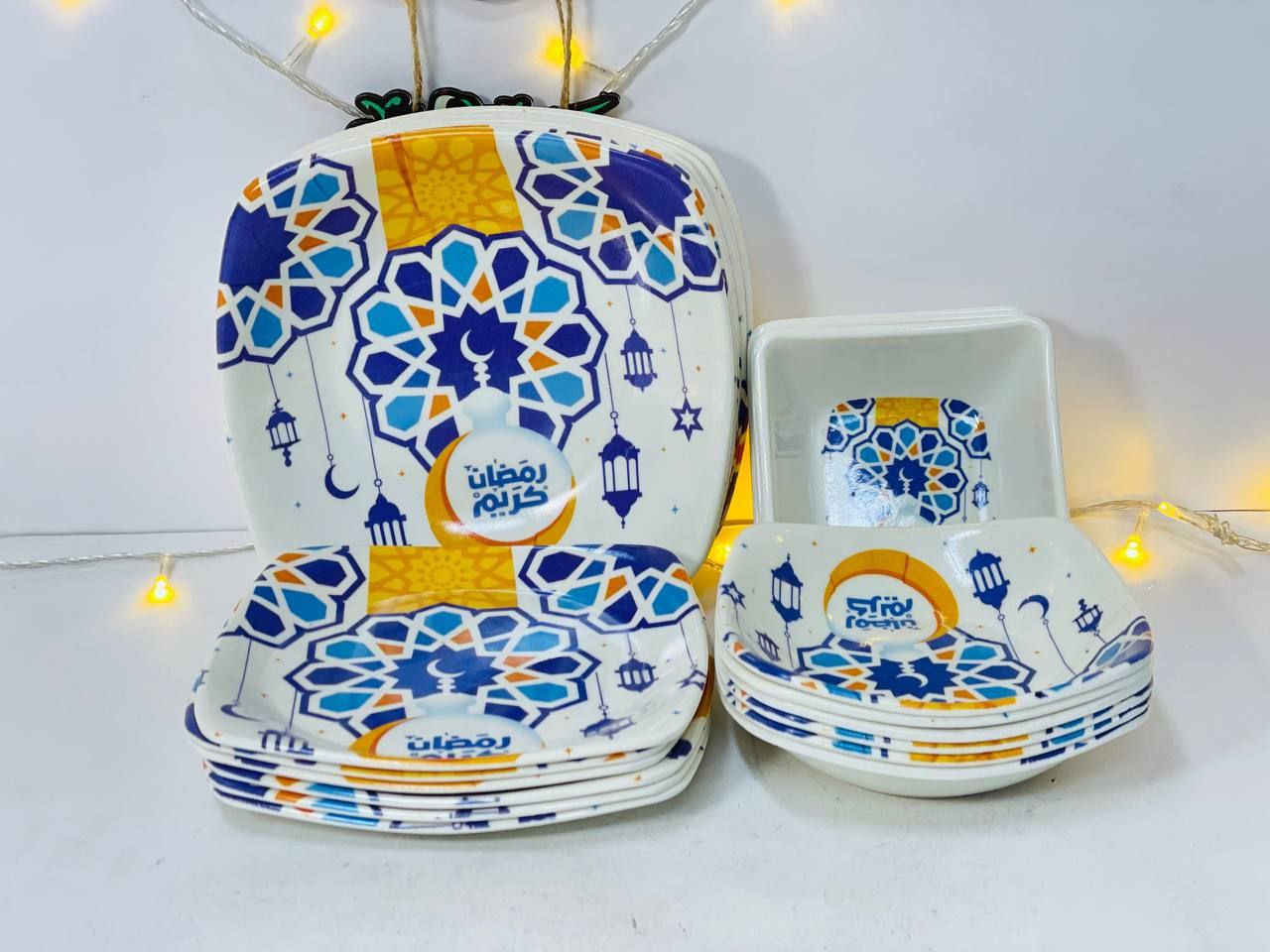 Ramadan Forms Melamine Plate Set