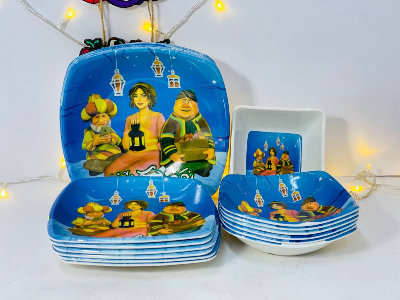 Ramadan Forms Melamine Plate Set