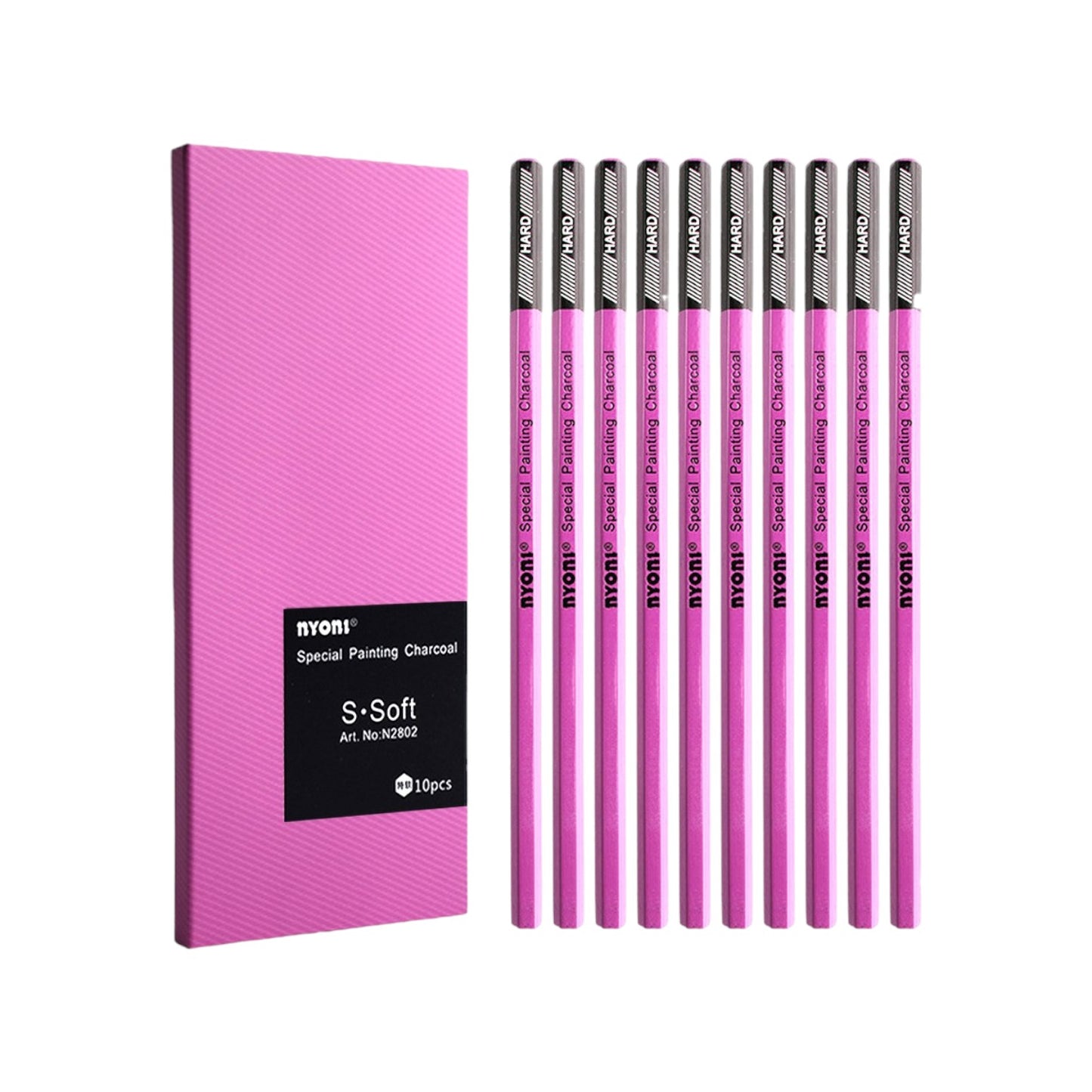 NYONI special painting charcoal pencil N2802 (one unit)