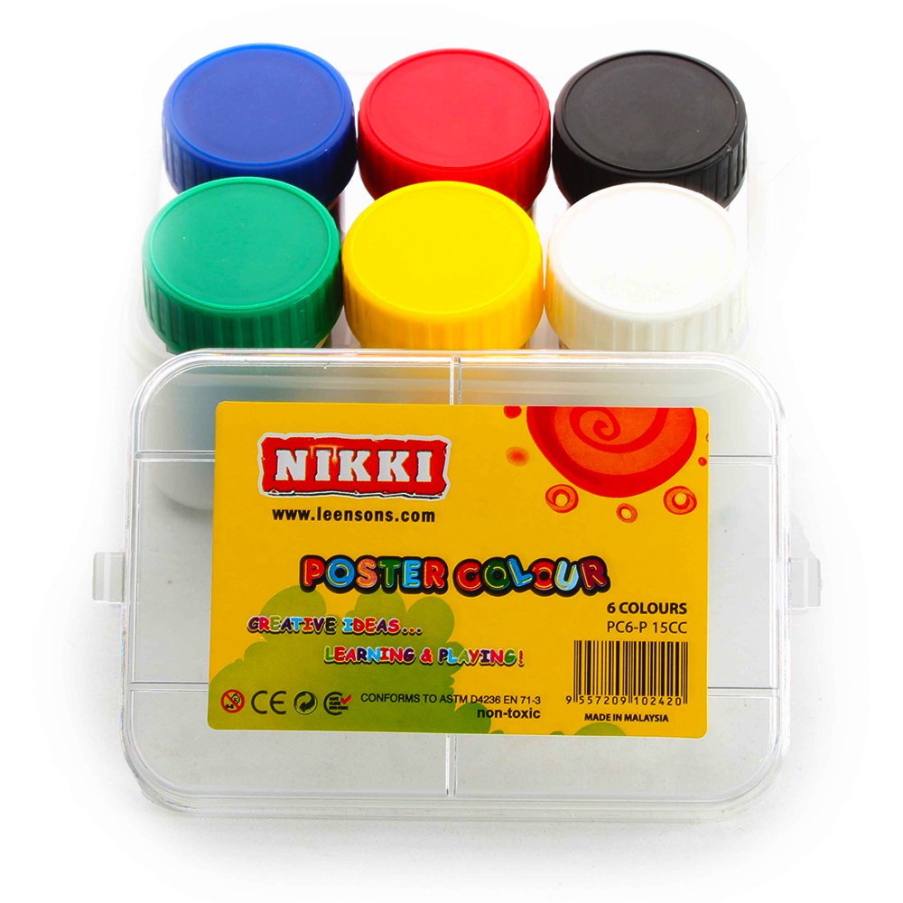 12-color Gouache Set, Vacuum-Sealed Jars