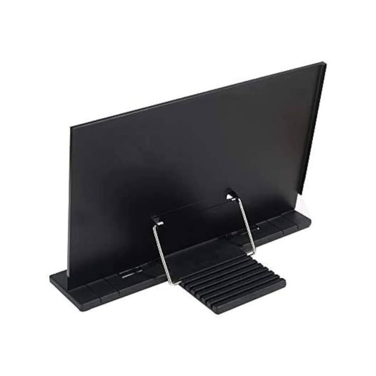 Book Stand Frame Desk Holder with 7 Tilt Adjustable Grooves Bookends