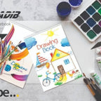 High Quality Spiral Drawing Book Set of 40- 70 gm White Sheets