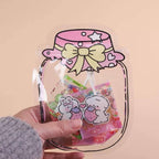 Storage Bag Cartoon Bottle Shape Sealed Bag Plastic Zip Lock - 1 Piece