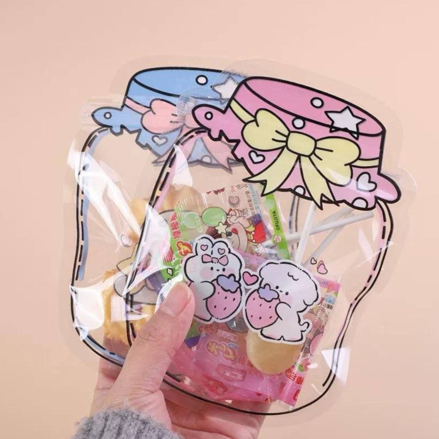 Storage Bag Cartoon Bottle Shape Sealed Bag Plastic Zip Lock - 1 Piece