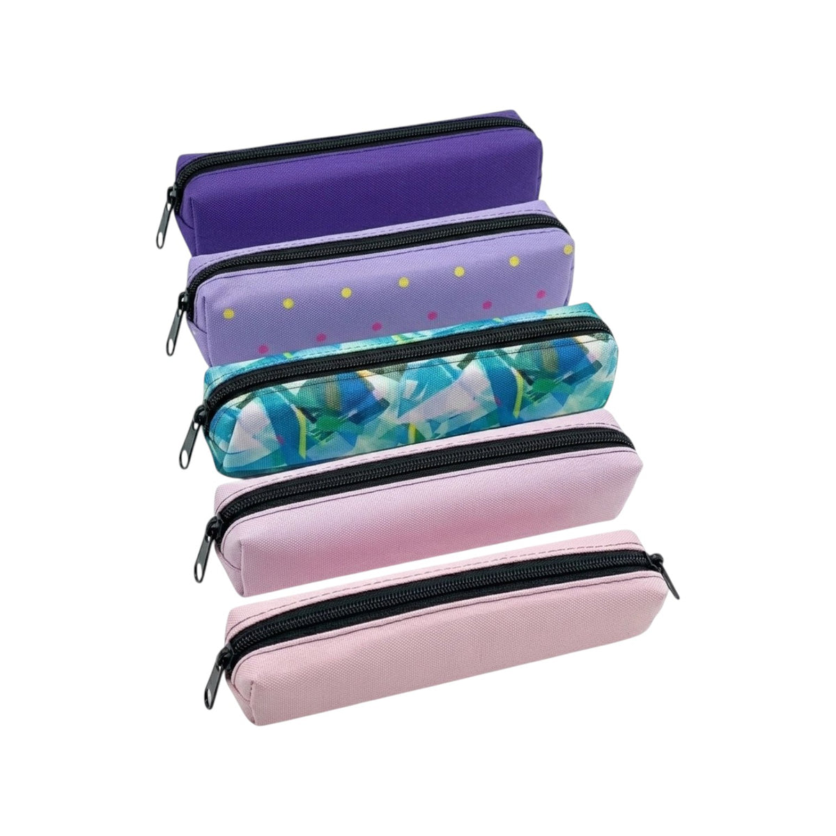 Tiny Pencil Case 1 Zipper Design (4001) - Assorted Colors