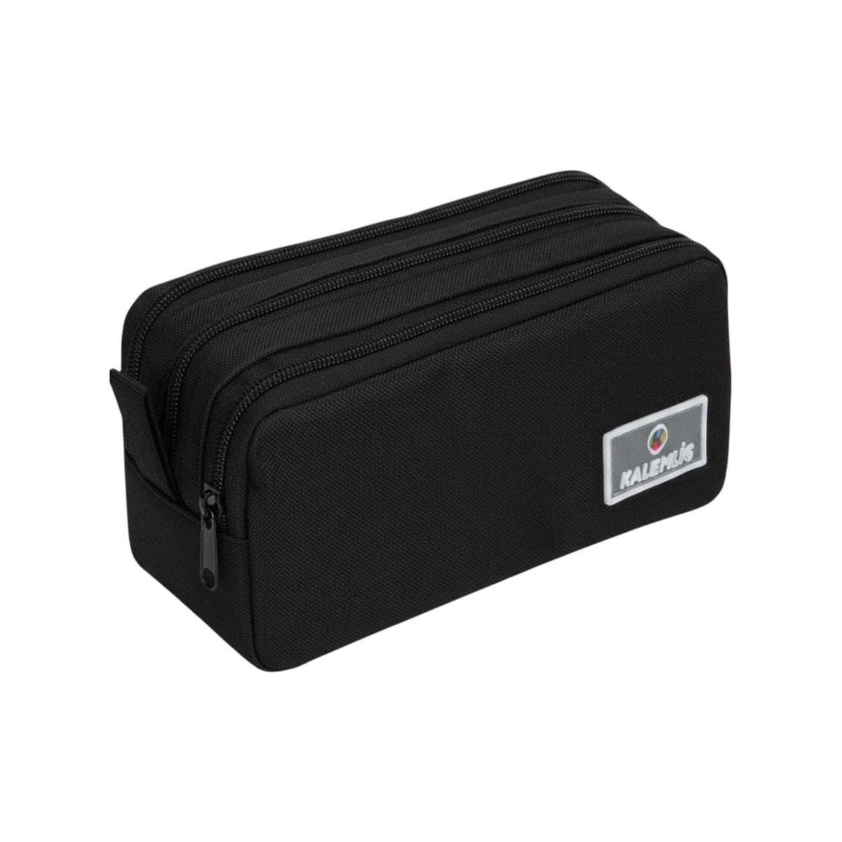 Kalem Lig (5002) Cloth Pencil Case with 2 Zippers, 21x10 cm