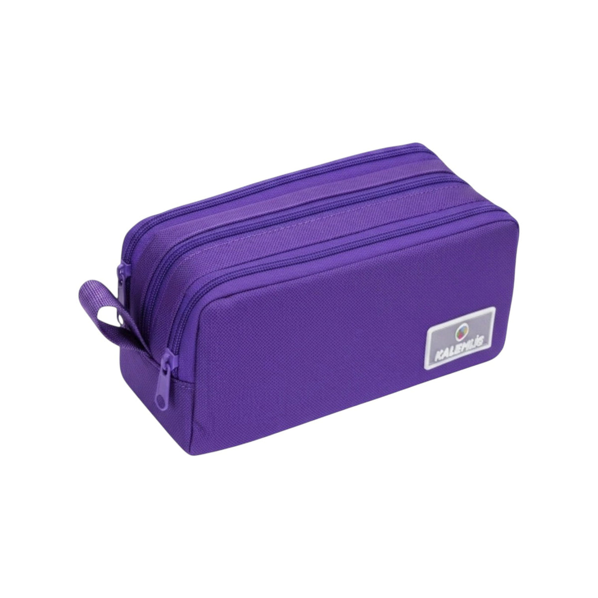 Kalem Lig (5002) Cloth Pencil Case with 2 Zippers, 21x10 cm