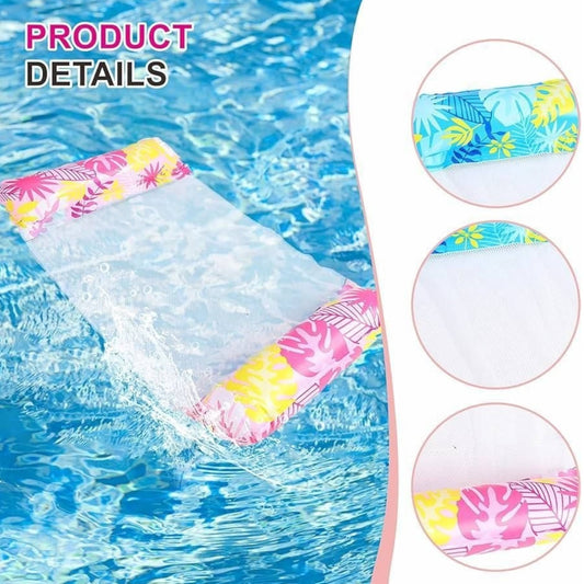 Pool Inflatables with 2 Pumps and 2 Drink Holders,