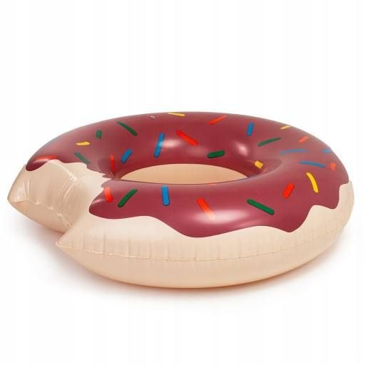 70 cm  Inflatable Circular Buoy Donut Bite Pink Pool Premium