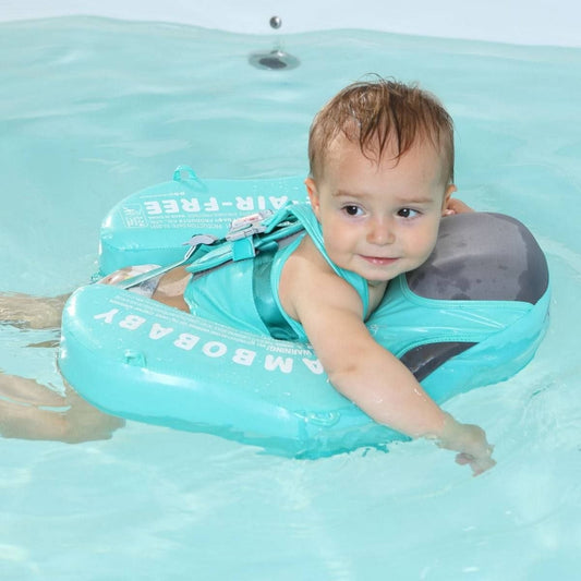 Baby Swimming Float with Canopy, Waterproof Non-Inflatable