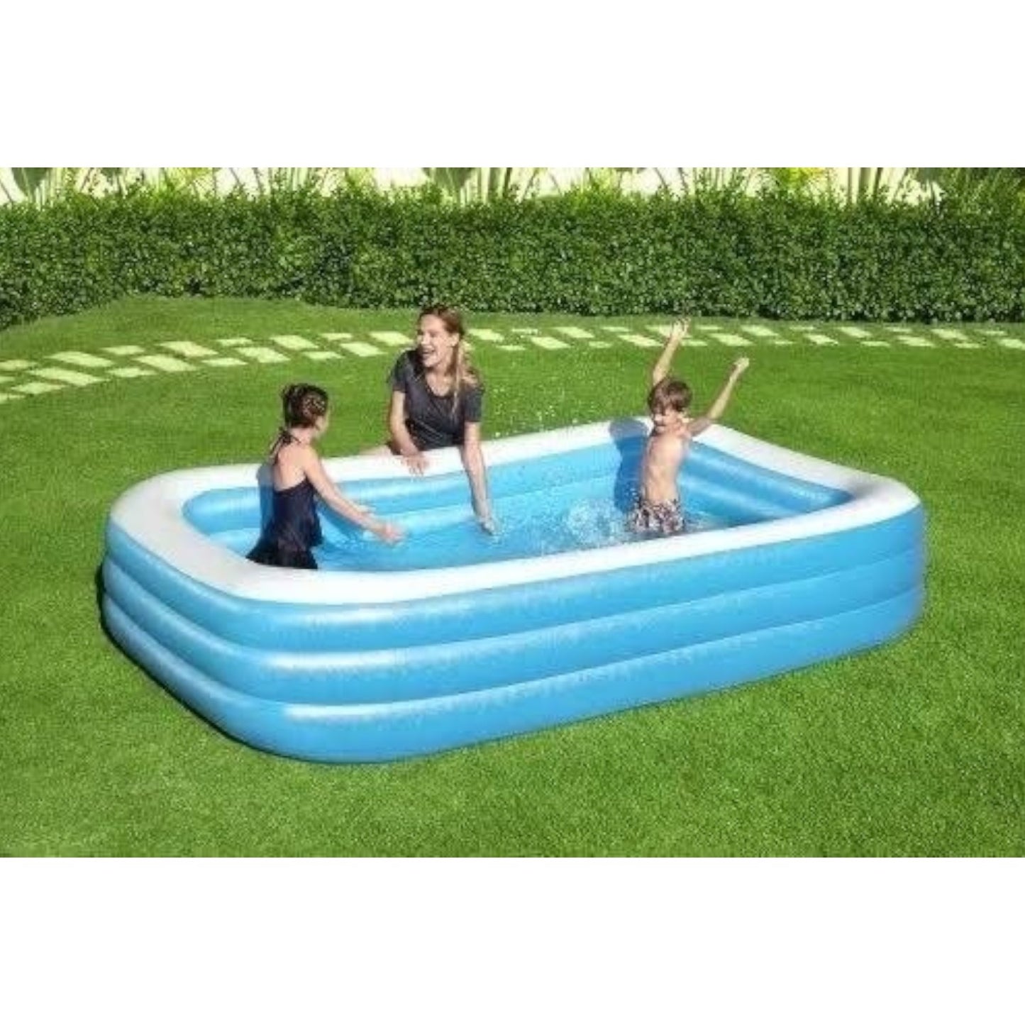 150 x 105 x 55 cm Blue Rectangular Pool