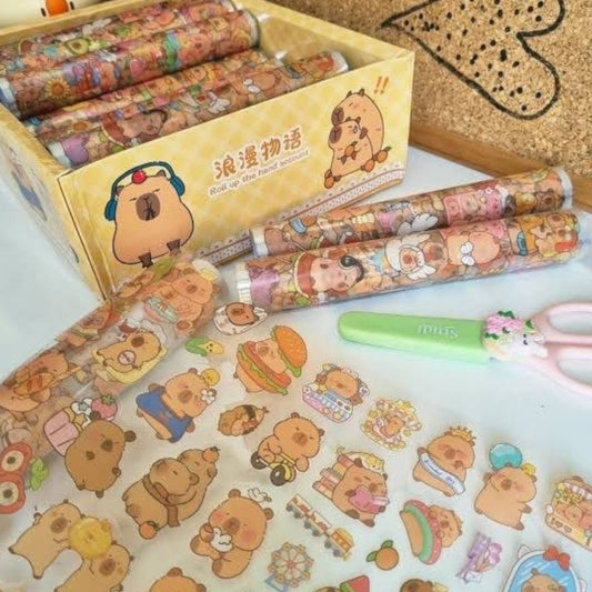 Cute Cartoon Bear Decorative Stickers Sheet