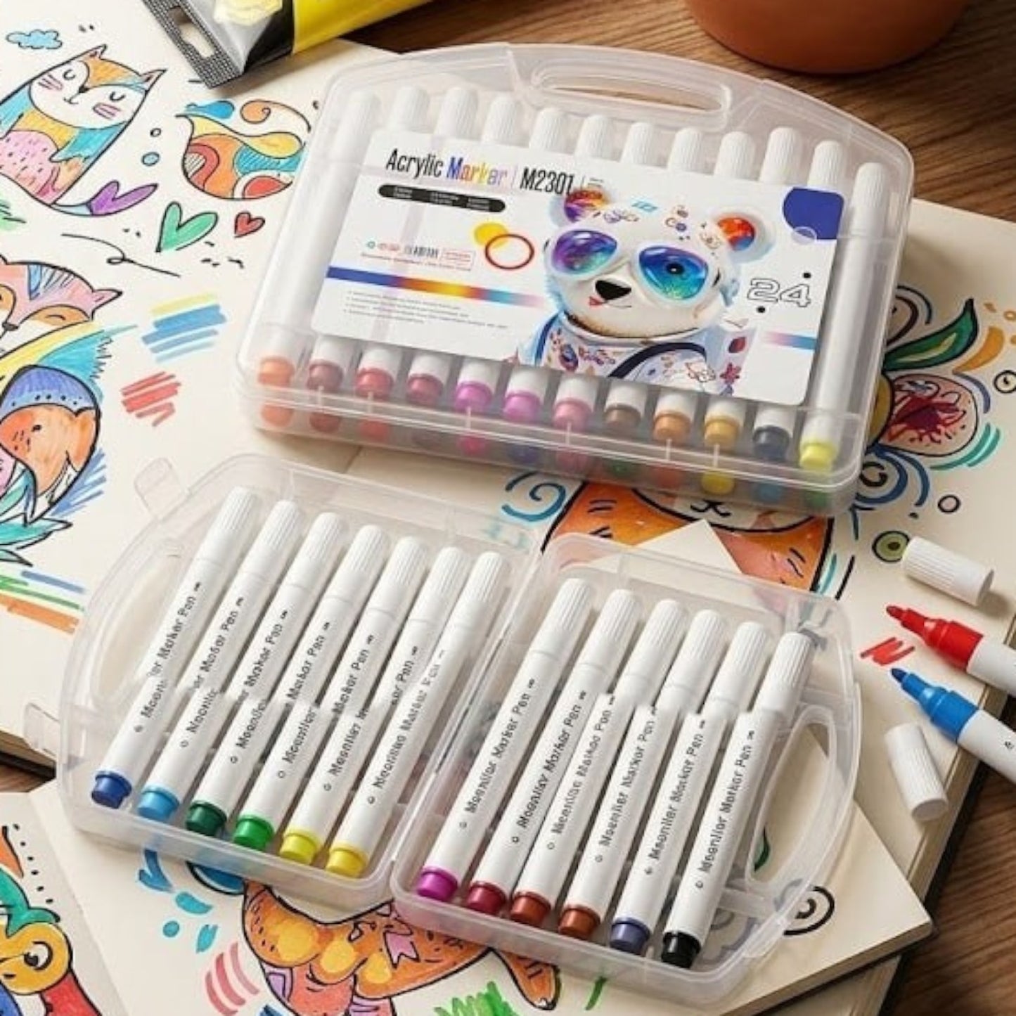 Acrylic Marker - Soft Tip, Water-Resistant Paint Pens