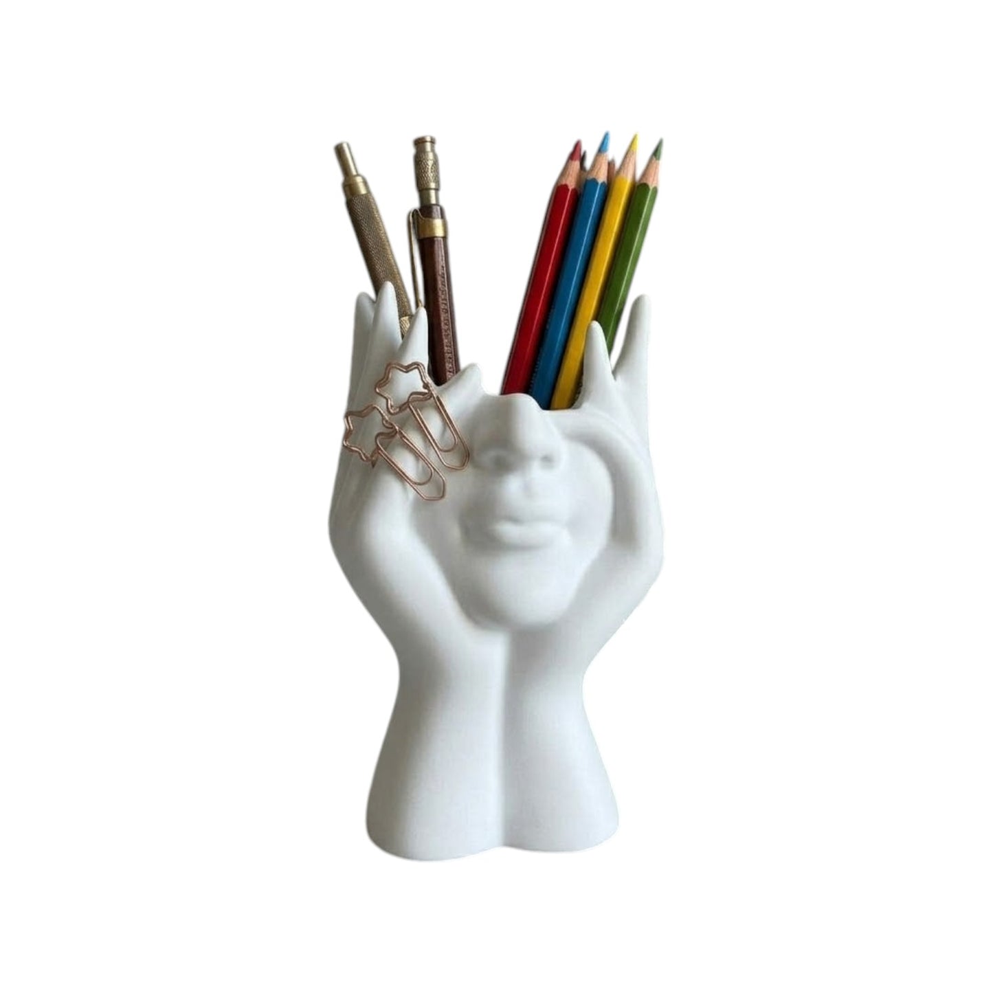 1Pc Creative Human Body Art Makeup Brush Holder