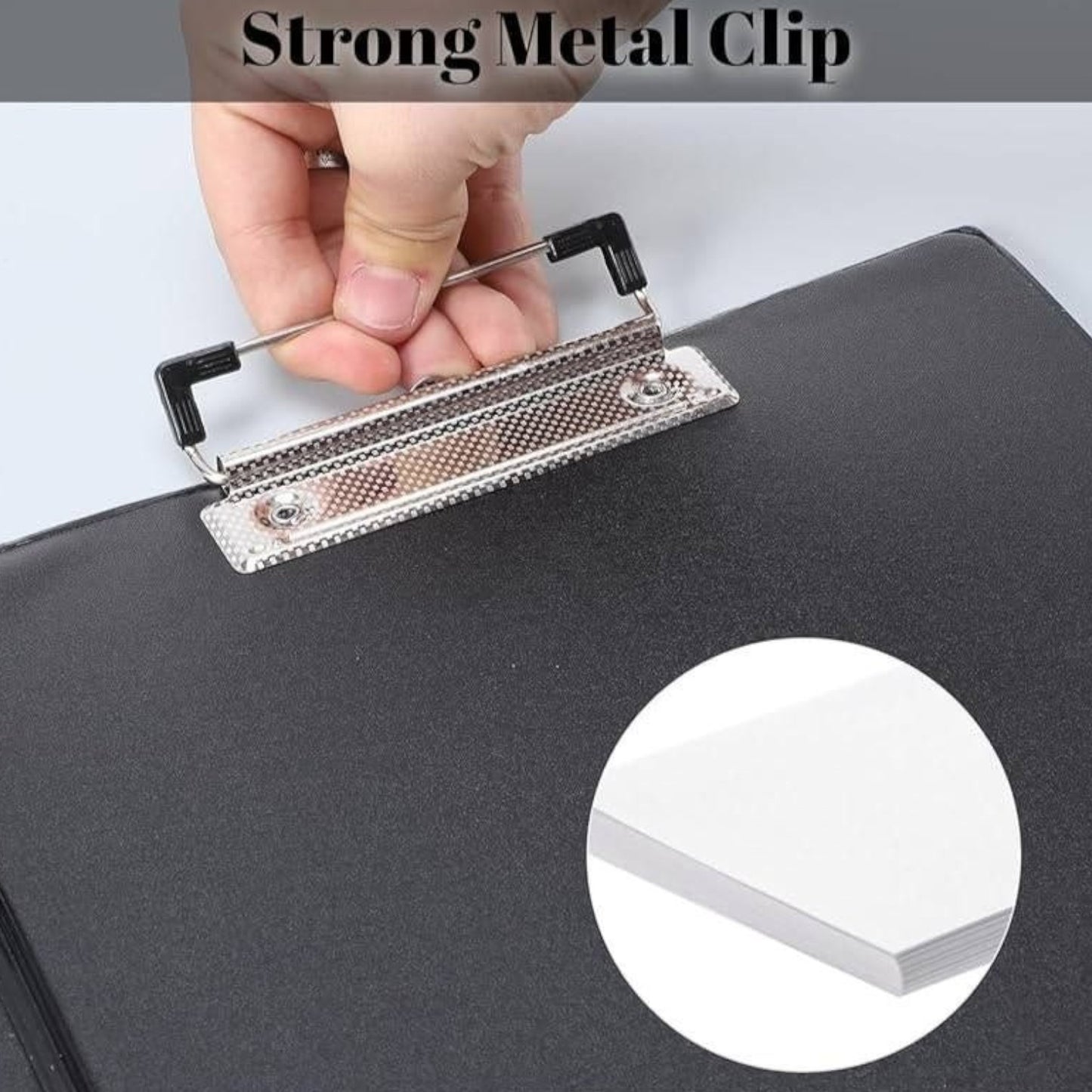 A4 Hard Carton Clipboard with Metal Clip