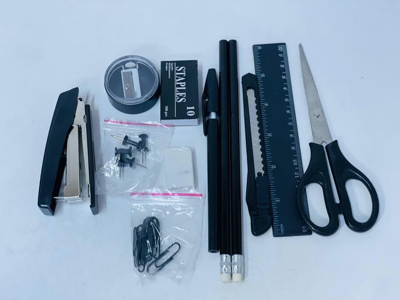 A movable Plastic Desk Organizer - Comes With 12 Tools