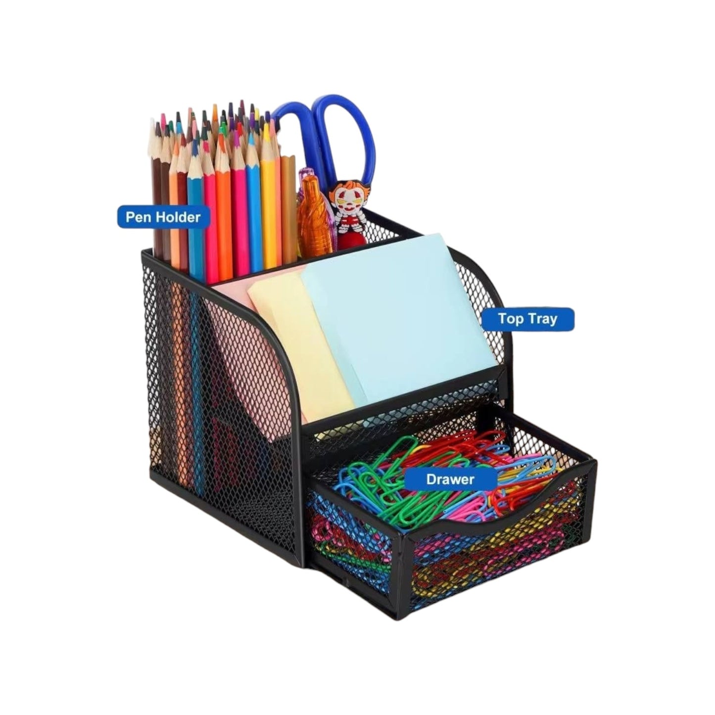 Tool Organizer Metal Mesh 4x1 - With Drawer