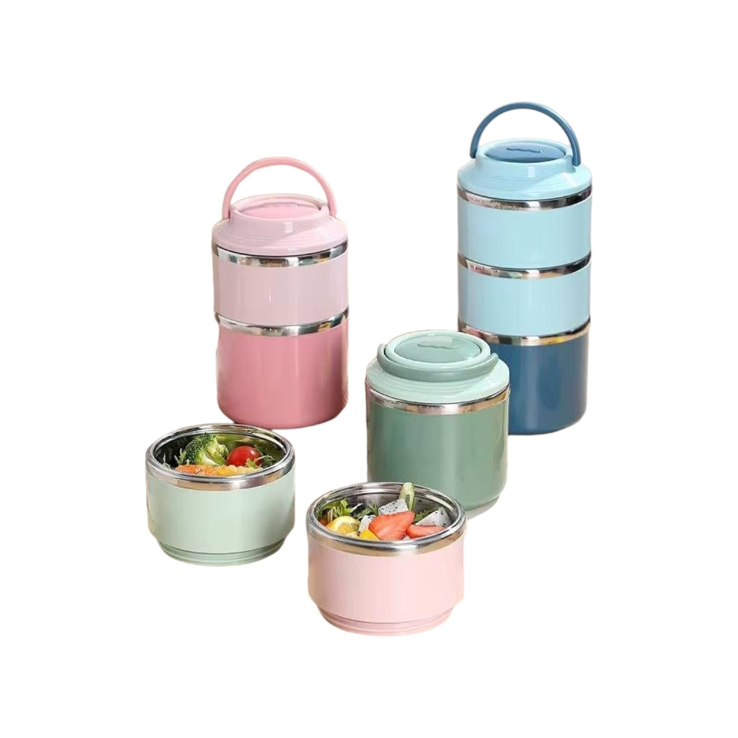 3-Layer Vacuum Insulated Stainless Steel Lunch Box