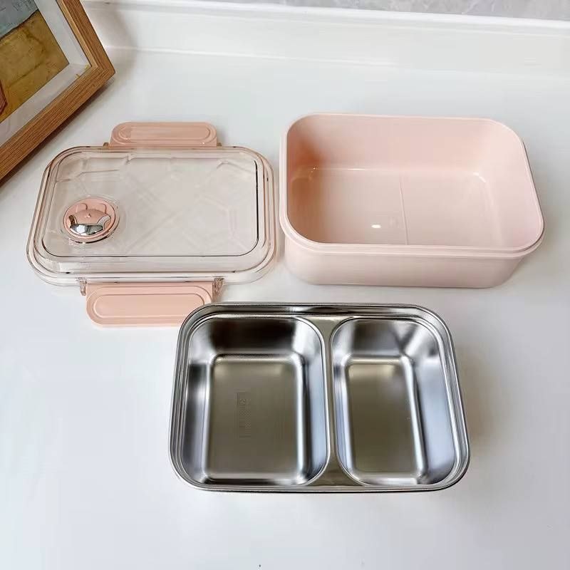 Premium Rectangular Stainless Steel Bento Lunch Box