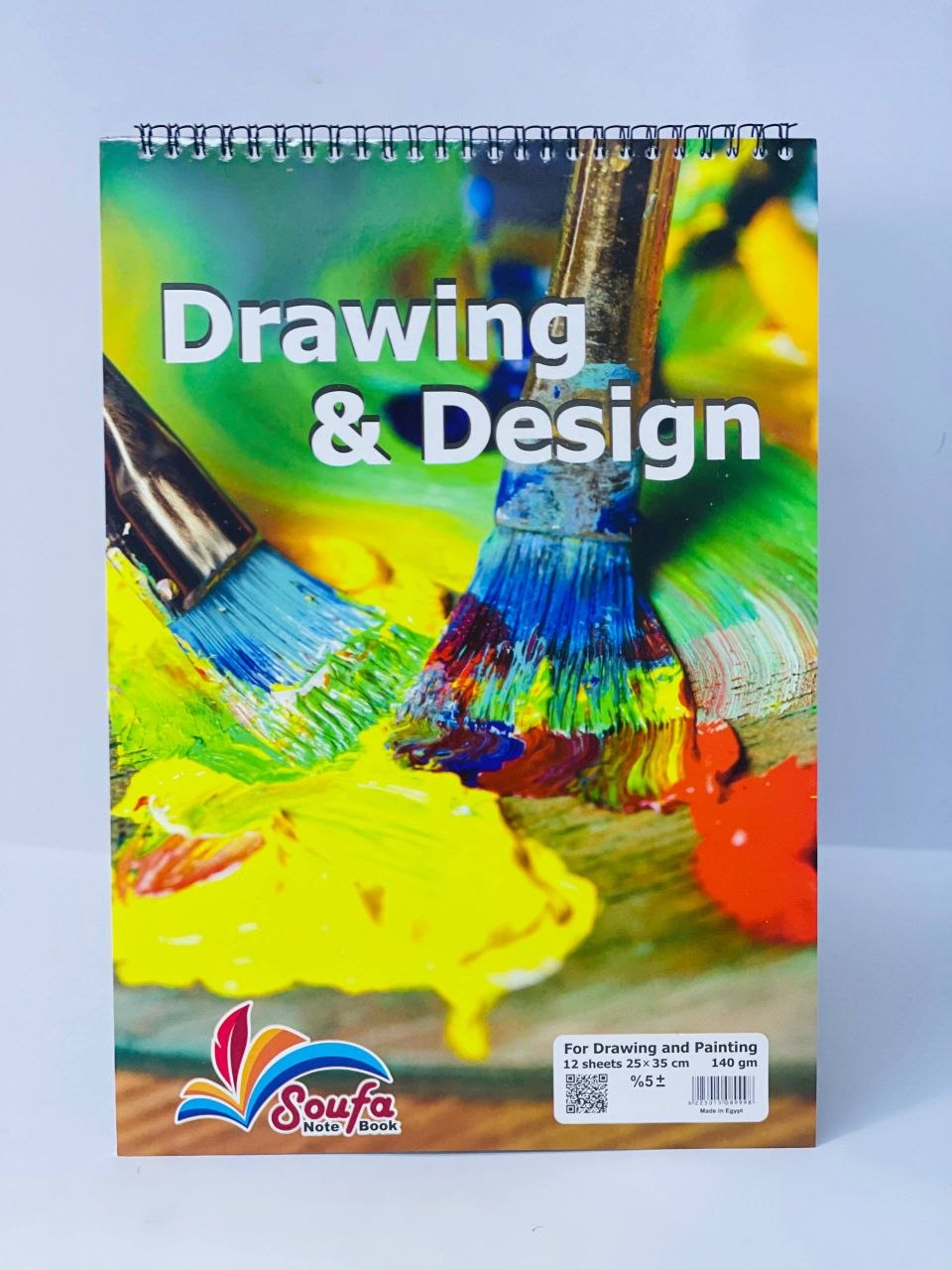 Drawing & Design White  Sketchbook – 25 × 35 cm