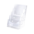 Elite Stationery House clear acrylic 3-tier literature display holder for wall or desktop use