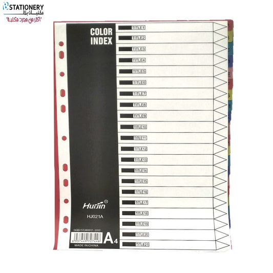 Dividers Plastic A-Z 21:1