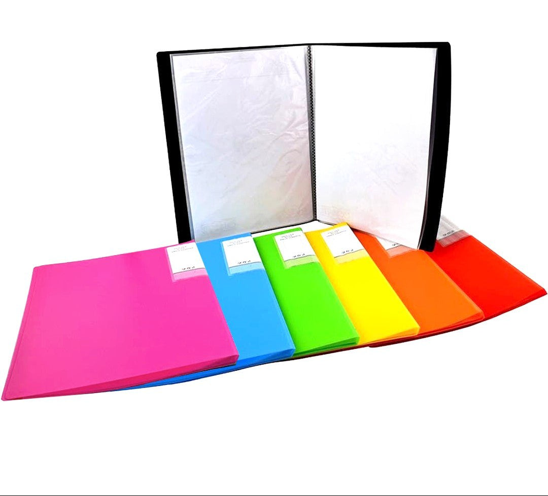 40-Pocket Display Book MS-30A A4 Lightweight Fluorescent