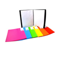 Elite Stationery House A4 display book with 40 clear pockets in assorted fluorescent colors for document storage