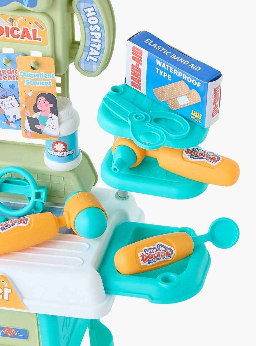 Little Doctor Medical Center Set (Light & Sound) – 28 Pcs