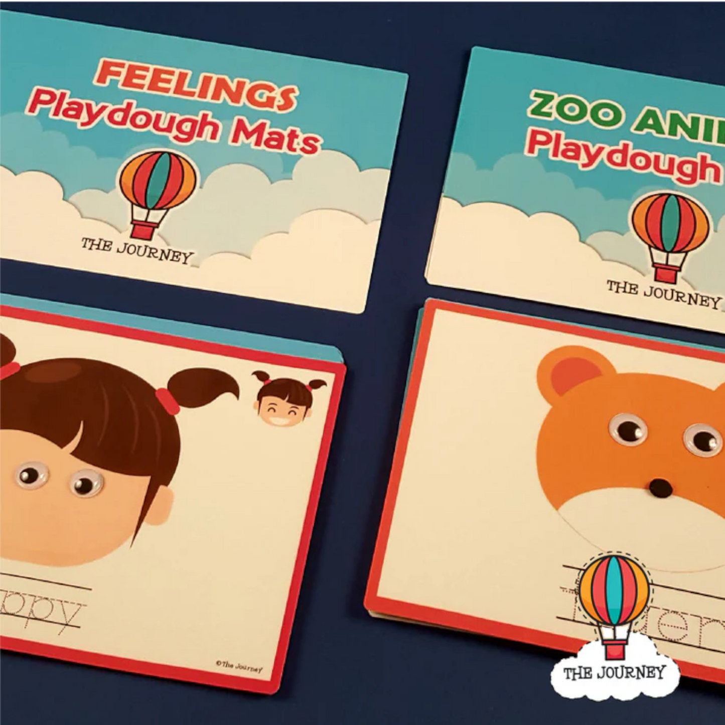 Feelings Playdough Mats