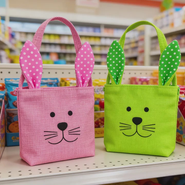 🐰 Cute Bunny Tote Bag