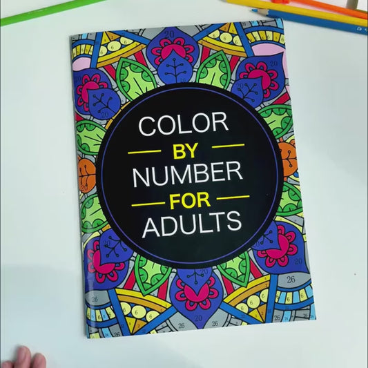 32 Themes Number Coloring Book for Kids & Adults