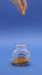 Spice Jars Rectangular Stickers - English - Pack of 2 (24 Spice Name)