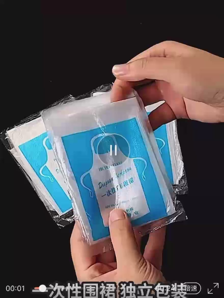 Disposable Clear Plastic Aprons