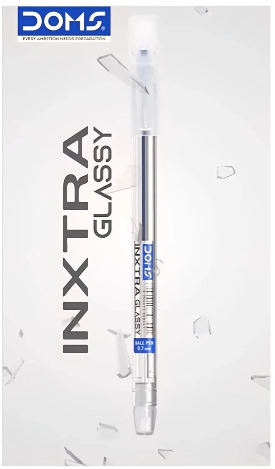 Doms Inxtra Glassy 0.7mm Tip Size Ballpen – Elite Stationery House