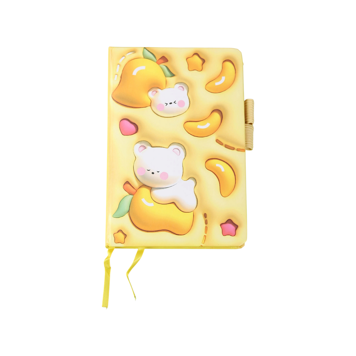 80 Sheets SIMBA B6 Hard Cover Spiral Notebook Ruled Cream Paper