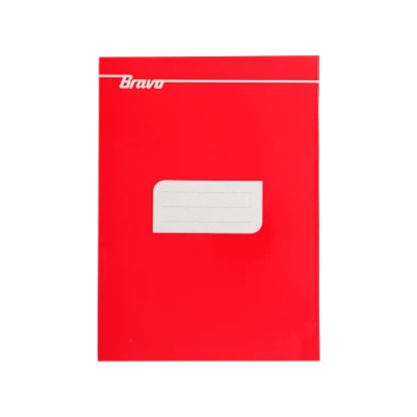 100 Sheets Bravo Stapled Lined Notebook A4