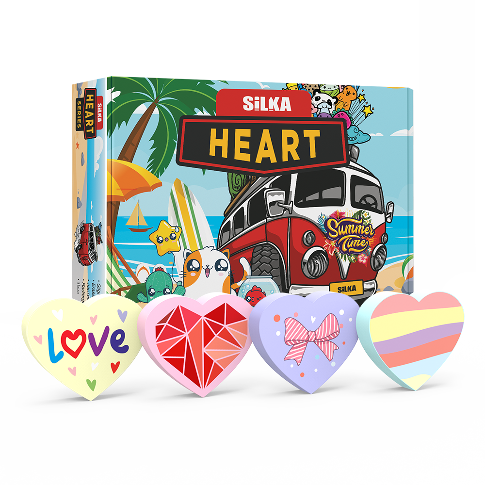 Silka Art 54 HEART eraser – 1 piece
