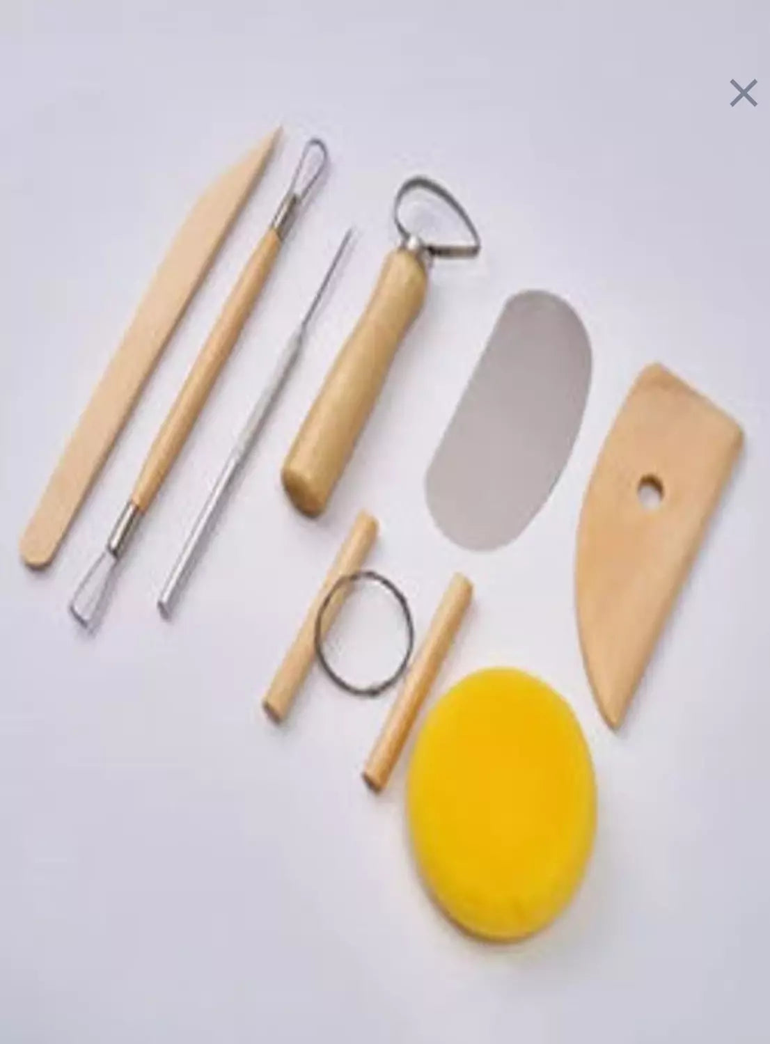 Set Of 8 Pieces Of Clay Wax Pottery Tool Kit