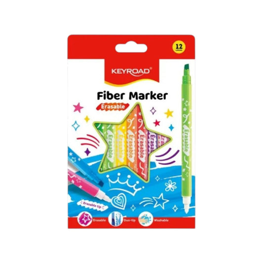Keyroad Double-Ended Washable Marker Set 12 Colors - Model KR973351